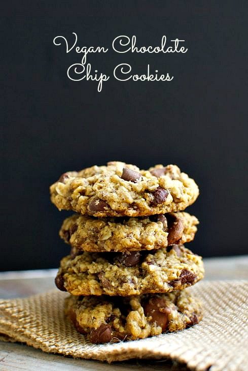vegan chocolate chip cookies