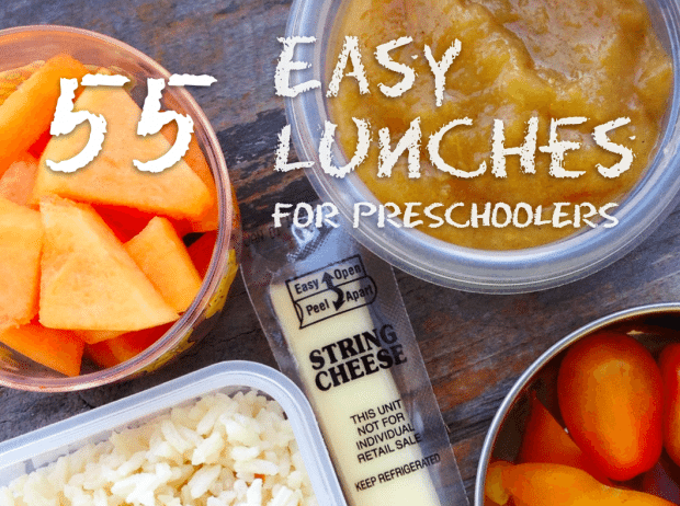 easy lunches for preschoolers