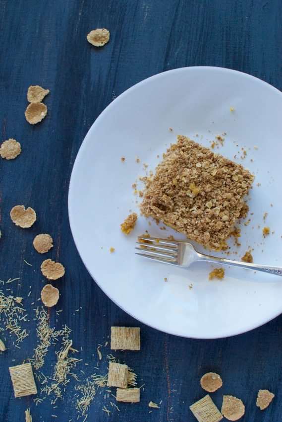 Cereal cake - made with all those lingering cereal crumbs!