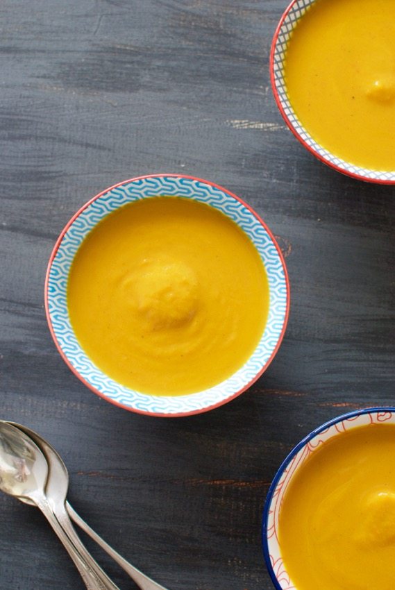 curry pumpkin sweet potato soup