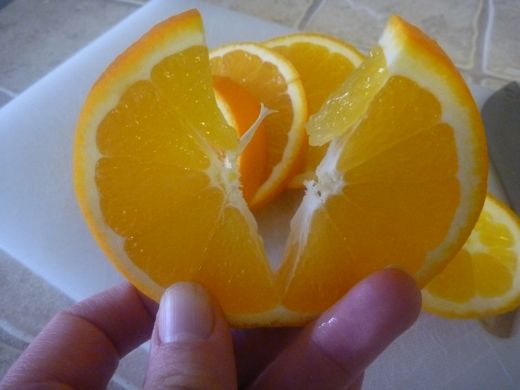 how to peel an orange