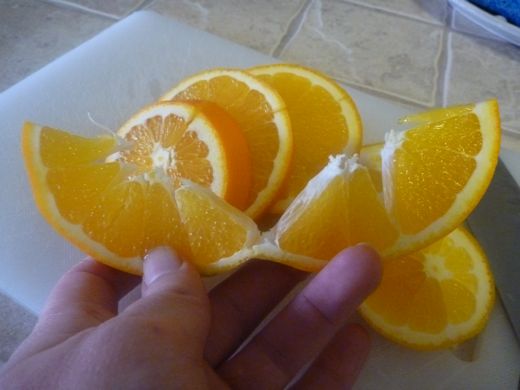 peel an orange