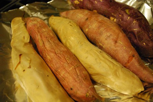 baked sweet potatoes