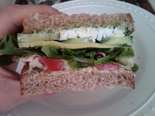 veggie sandwiches