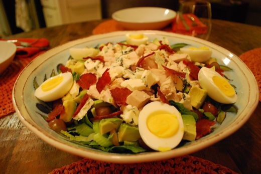 California Cobb Salad Eating Made Easy 9817