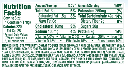 31 Trix Yogurt Nutrition Label - Labels 2021