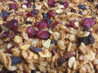 healthy recipe: maple pecan granola breakfast