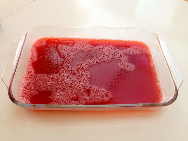 strawberry jello