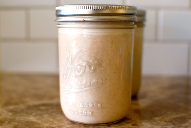 homemade almond milk