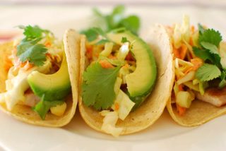 fish tacos with slaw