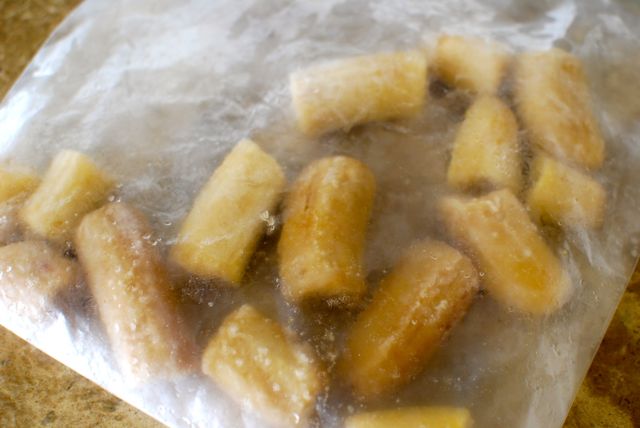 frozen bananas