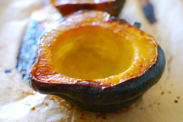 Maple Chipotle Acorn Squash with Greek Yogurt - Eating Made Easy