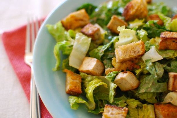 healthy caesar salad