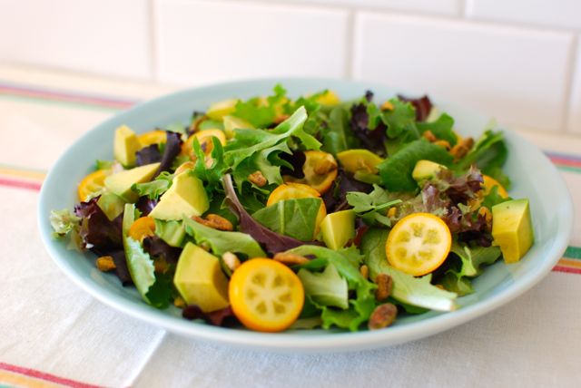 Fresh Herb Salad with Kumquats and Pistachios - Eating Made Easy