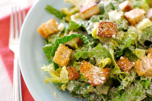 healthy caesar salad
