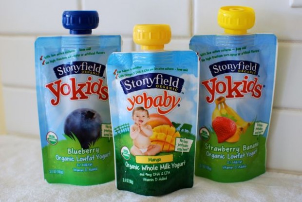 stonyfield yogurt pouches