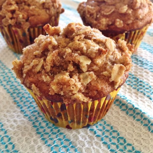 healthy banana muffins