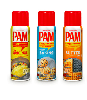 PAM Original Cooking Spray, Canola Oil Nonstick Cooking & Baking