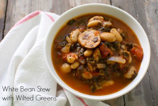 white bean stew