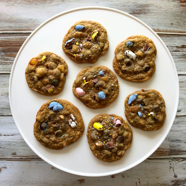 cadbury mini egg cookies