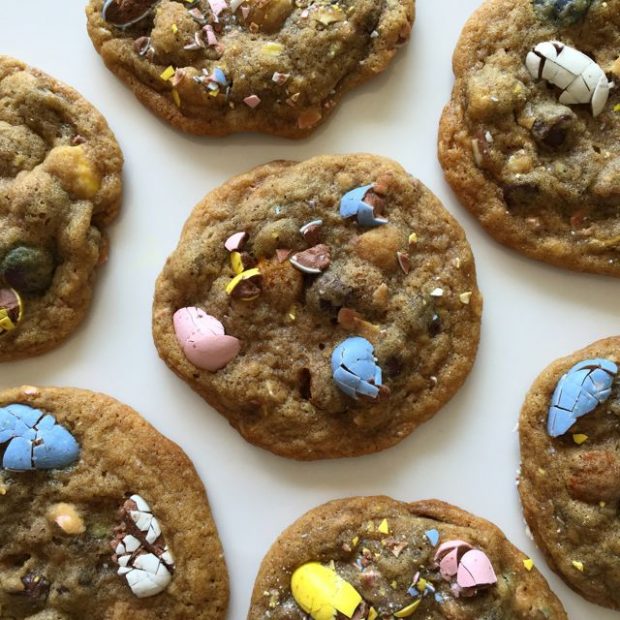 cadbury mini egg cookies