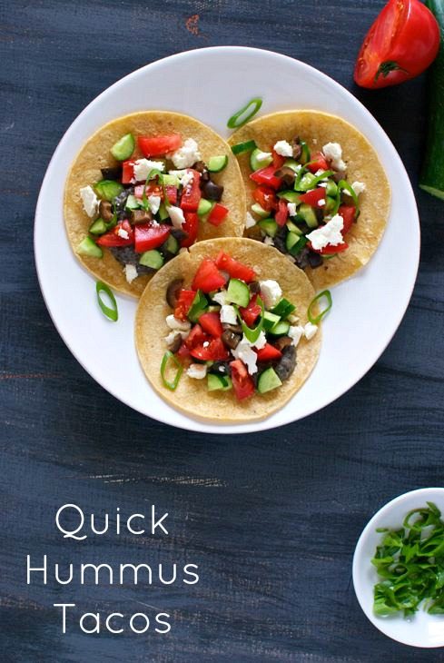 hummus tacos