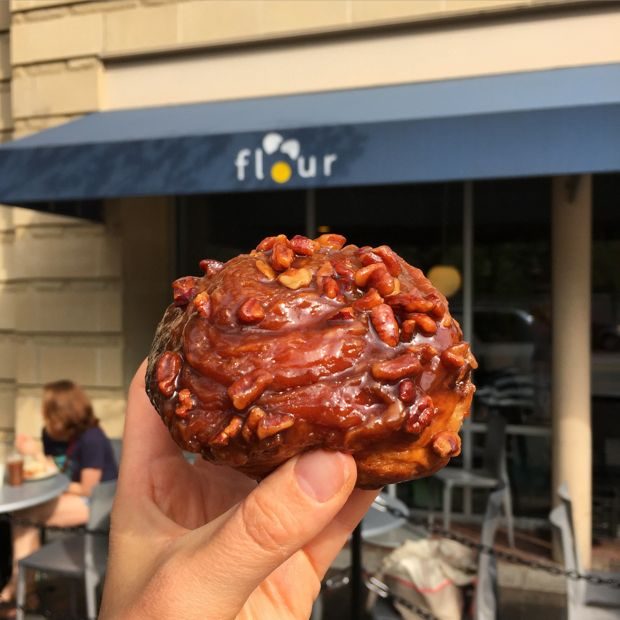 sticky bun from flour