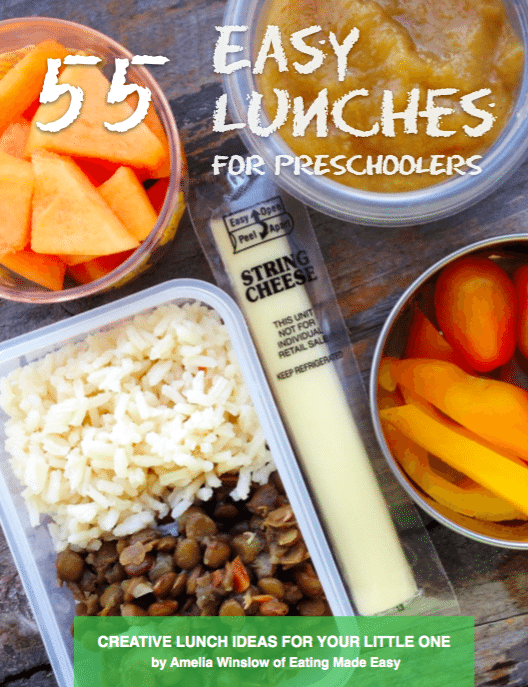 55 school lunches for preschoolers