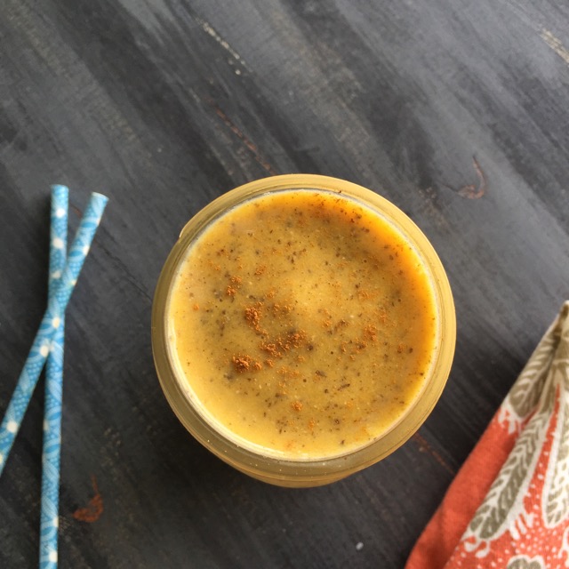 4 ingredient pumpkin pie smoothie