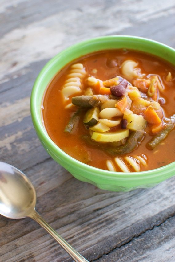 easy minestrone soup