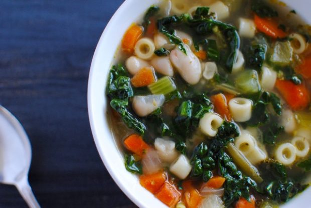 healing lemon chicken noodle soup