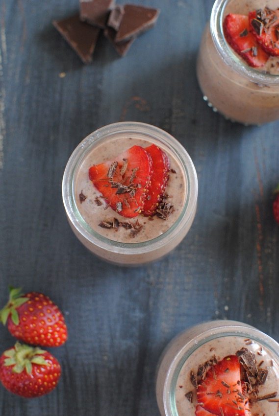 chocolate chia mousse