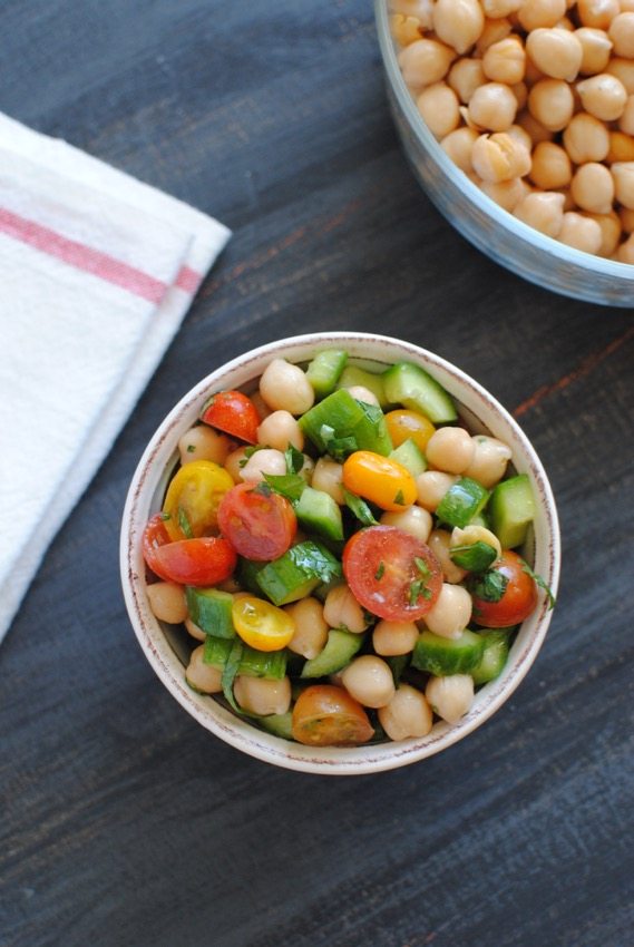 easy chickpea salad