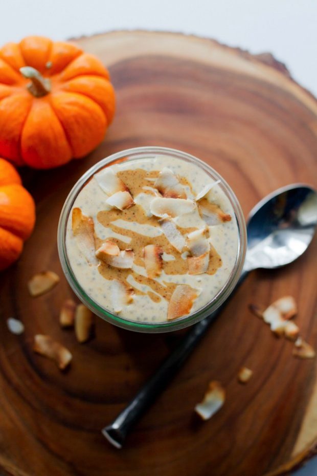 coconut pumpkin chia pudding