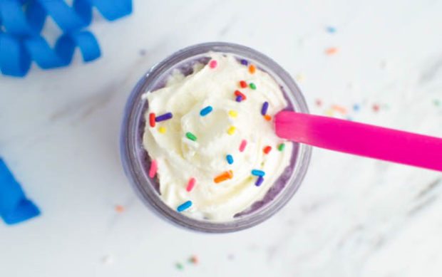 healthy homemade unicorn frappuccino